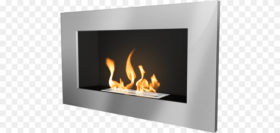 Wandkamin Ethanol Edelstahl, Fireplace, Hearth, Indoors Free Transparent Png