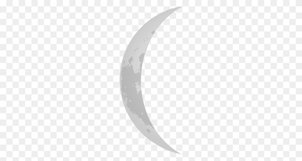 Waning Crescent Moon Icon, Astronomy, Nature, Night, Outdoors Png