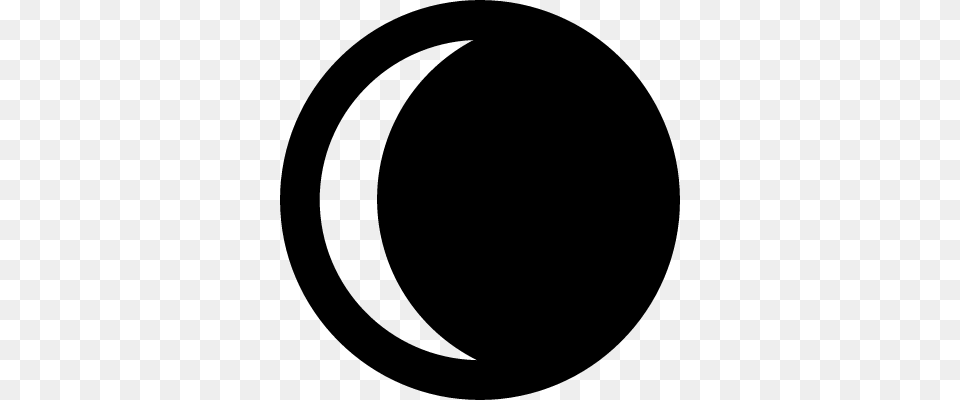 Waning Crescent Moon Vector Wanning Crescent Moon Clip Art, Gray Free Transparent Png