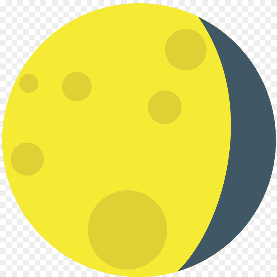 Waning Gibbous Moon Emoji Clipart, Egg, Food, Disk Png Image