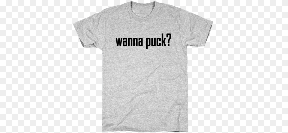 Wanna Puck Hockey Love Mens T Shirt Chemistry Pun Shirts, Clothing, T-shirt Free Png