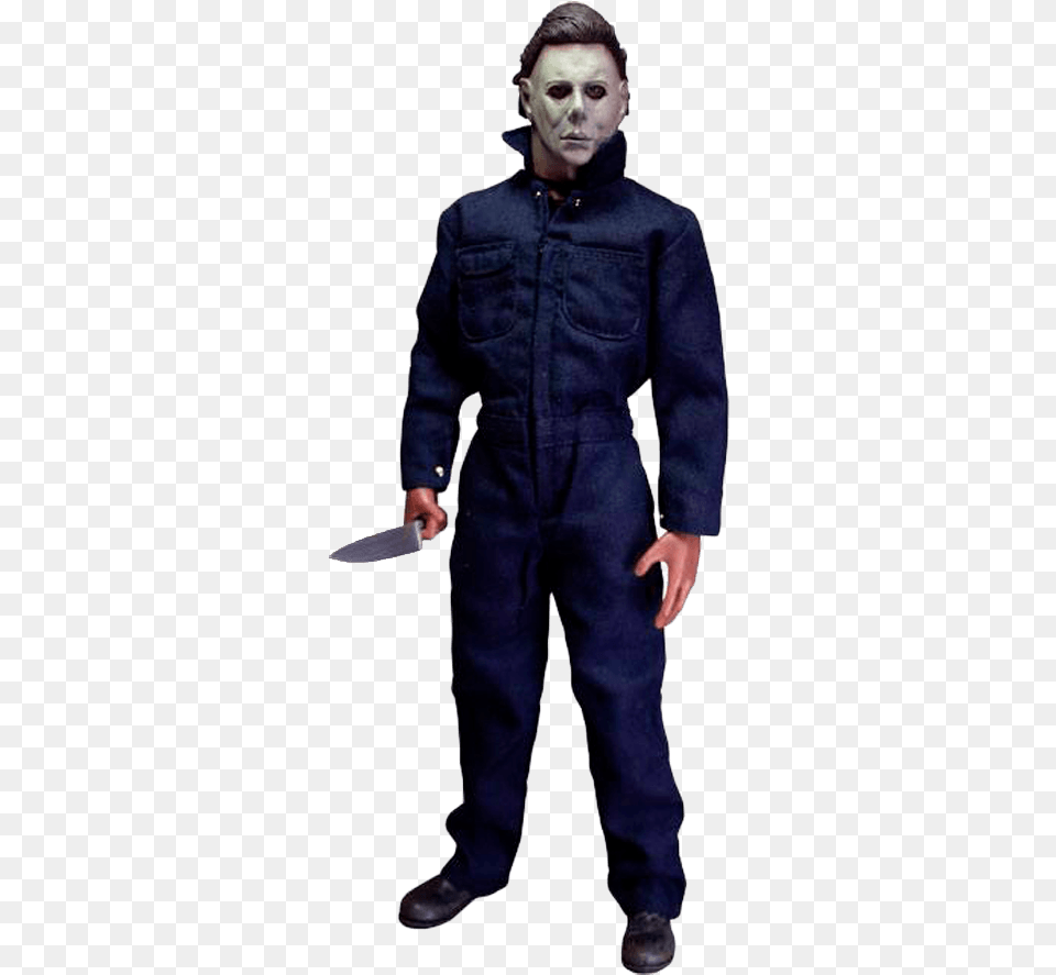 Wannabe Michael Myers Halloween Michael Myers Figure, Clothing, Pants, Adult, Person Png Image
