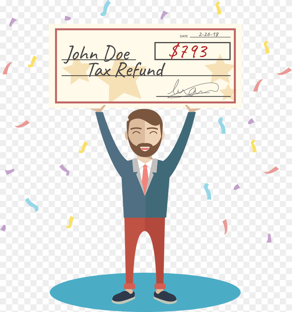 Want Clipart Tax Refund Cartoon, Person, Paper, Advertisement, Face Free Png