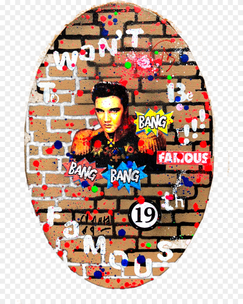 Want To Be Famous In The 19 Th Century Circle, Art, Brick, Collage, Person Free Png Download