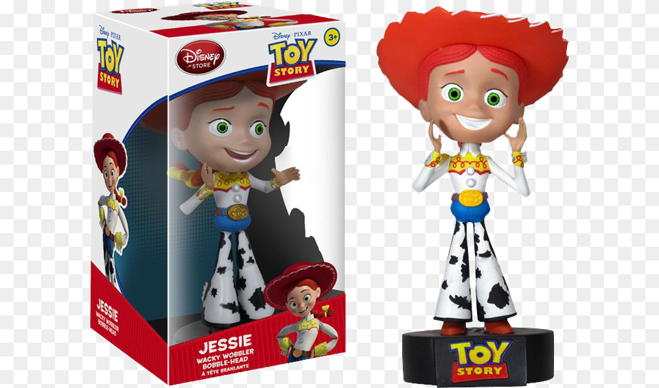 Want To Do A Cosplay Of Jessie From Toy Story And I Disney Toy Story Funko Talking Wacky Wobbler Jessie, Doll, Face, Head, Person Free Png Download