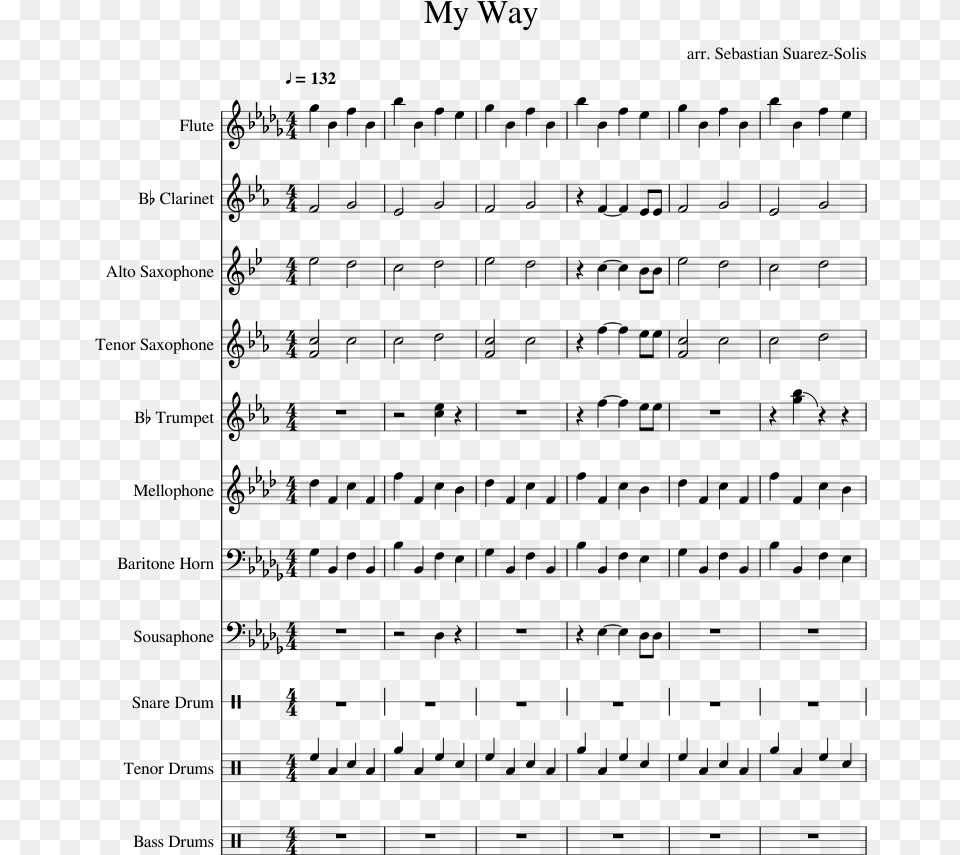 Want You Back Flute Sheet Music, Gray Free Transparent Png