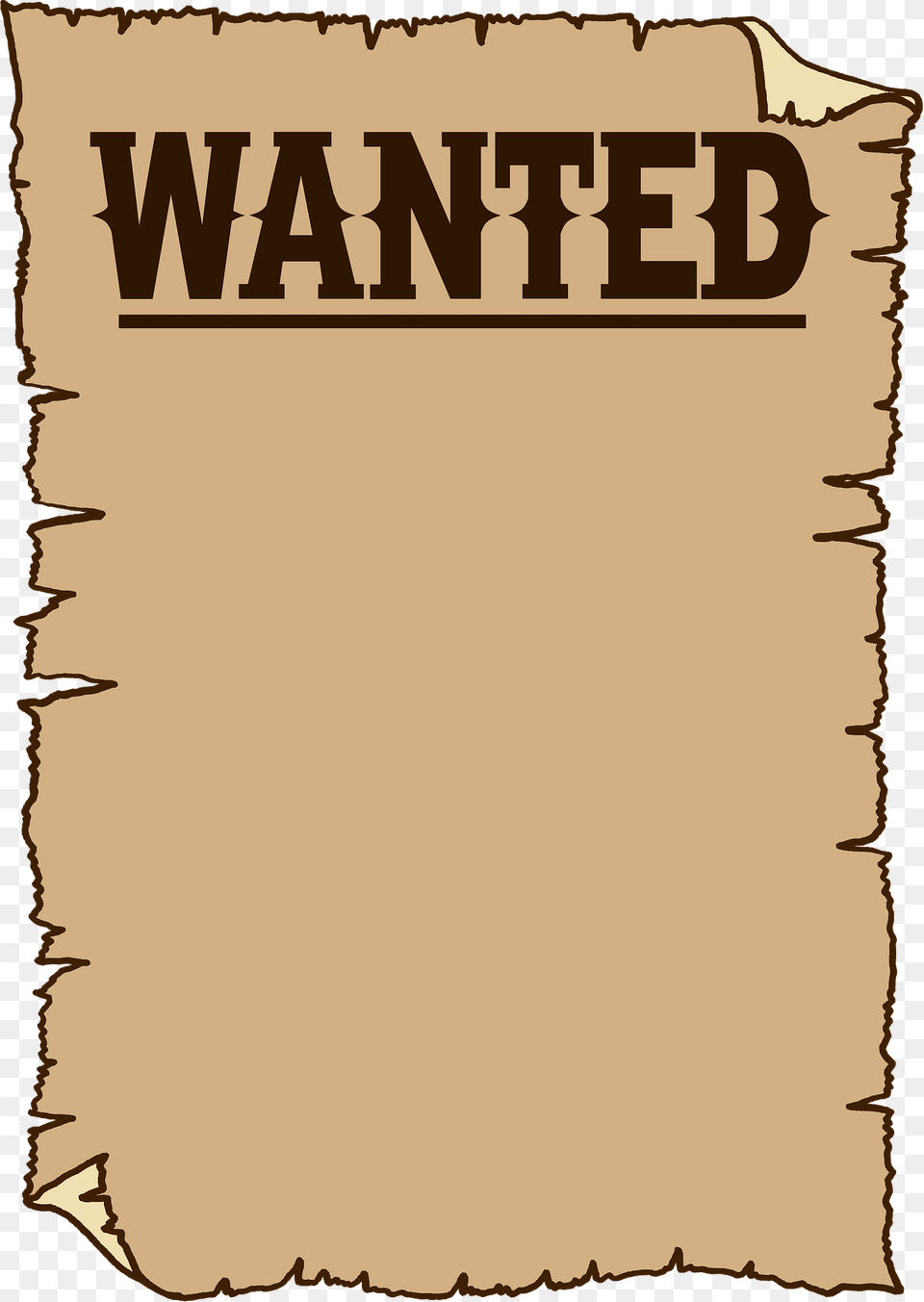 Wanted Paper Clipart, Book, Publication, Page, Text Free Png