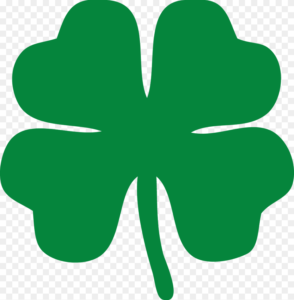 Wanted Pics Of 4 Leaf Clovers Successful Pictures Simplified Four Leaf Clover, Green, Plant, Logo, Symbol Png Image