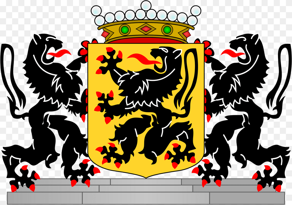 Wapen Van Oost Vlaanderen Clipart, Emblem, Symbol, Armor, Baby Free Transparent Png