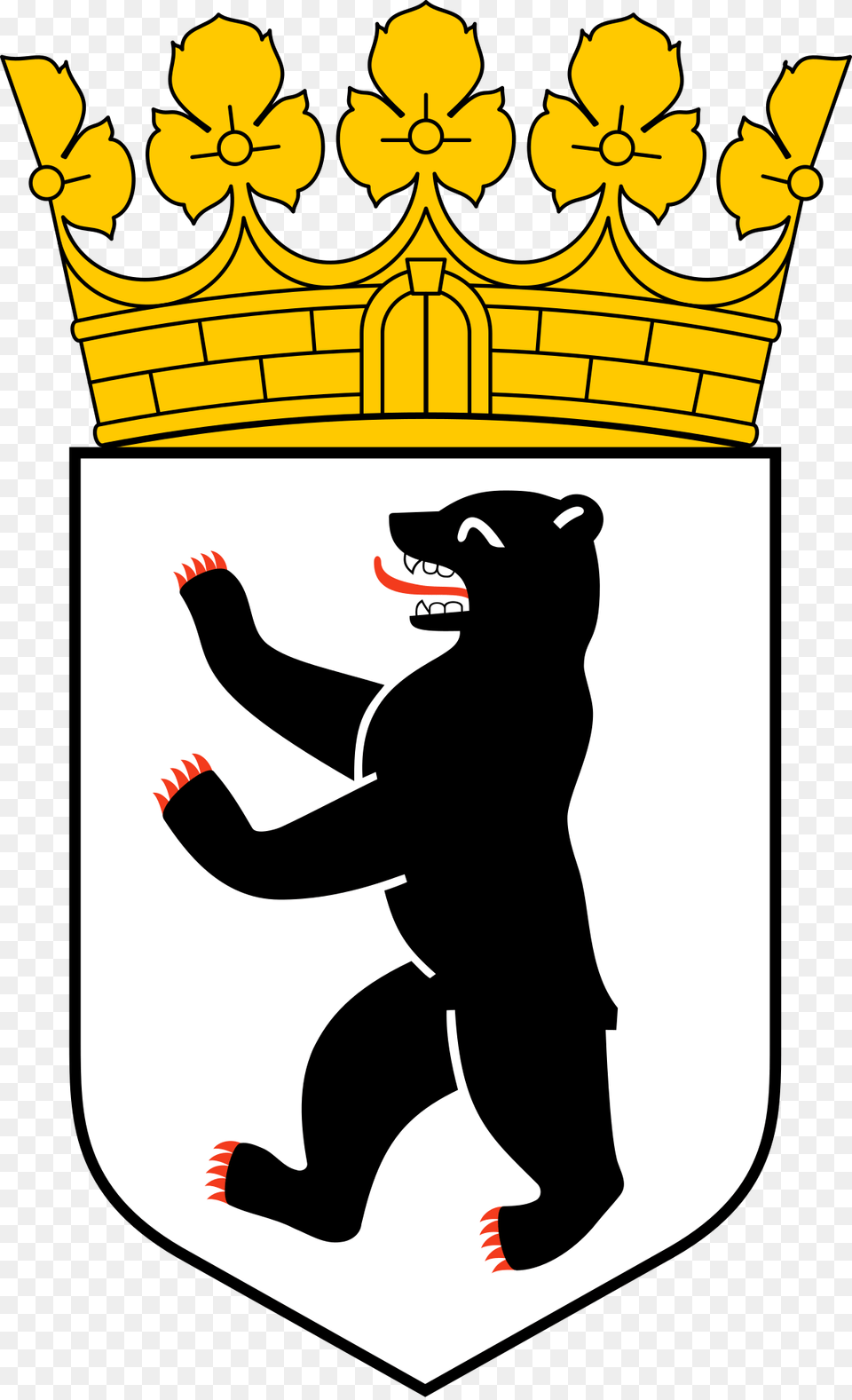 Wappen Des Landes Berlin, Logo, Emblem, Symbol, Animal Png