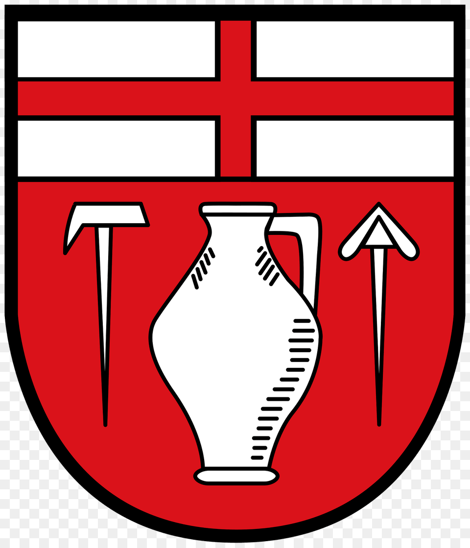 Wappen Gusenburg 2011 Clipart, Jar, Armor, Pottery, Shield Free Png