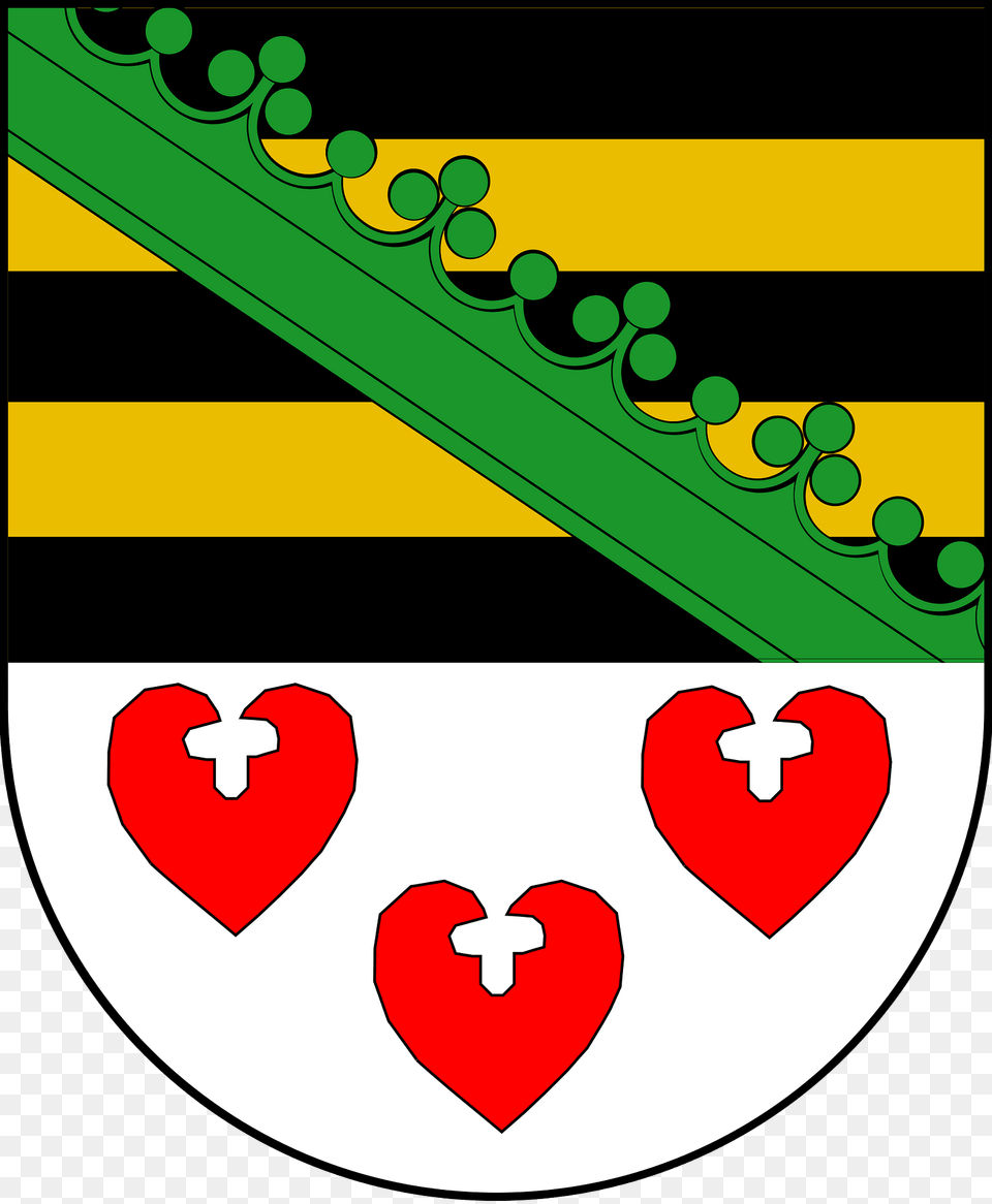 Wappen Landkreis Schweinitz Clipart, Heart Free Transparent Png