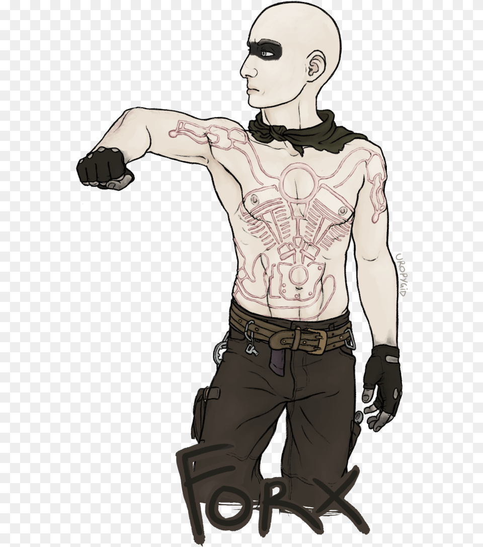 War Boys Mad Max Oc Mad Max Fury Road War Boy Oc Forx Cartoon, Adult, Person, Woman, Female Png Image