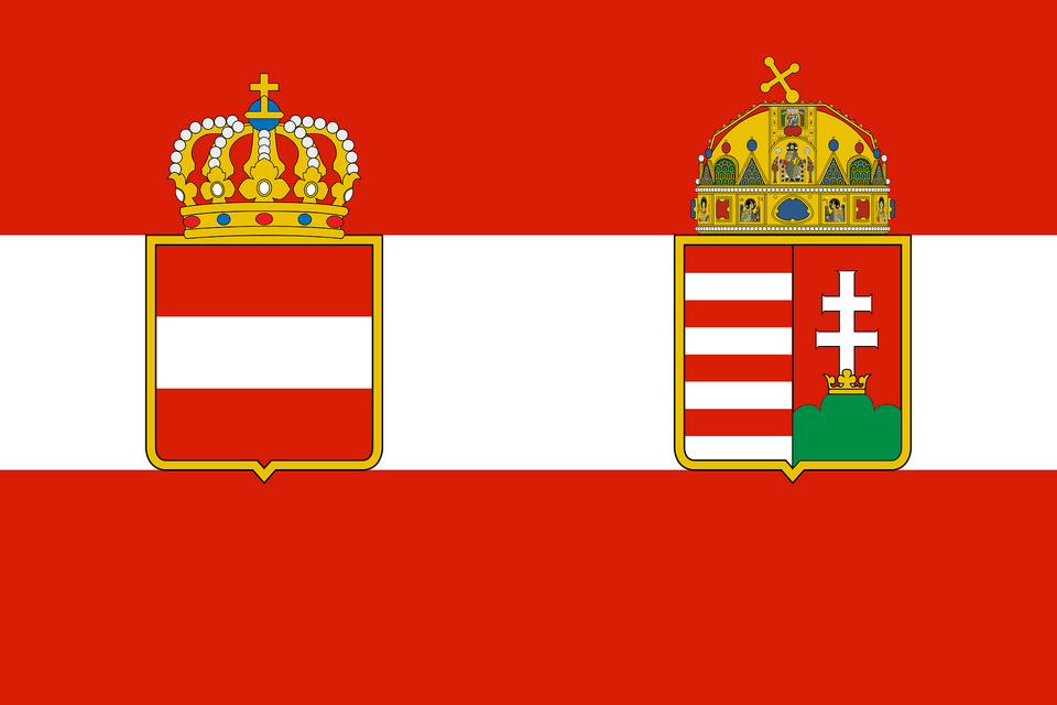 War Flag Of Austria Hungary 1918 Clipart, Accessories, Jewelry Free Png Download