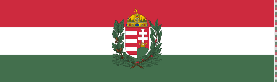 War Flag Of Hungary 1939 1945 Size I Clipart, Plant, Logo Free Png