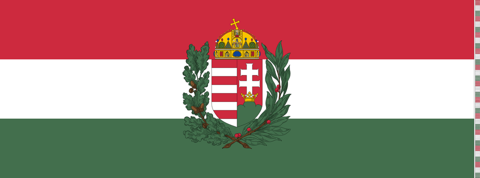 War Flag Of Hungary 1939 1945 Size Ii Clipart, Plant, Logo Png