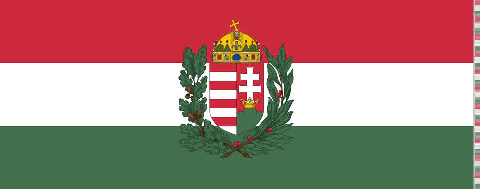 War Flag Of Hungary 1939 1945 Size Iv Clipart, Logo Free Png Download