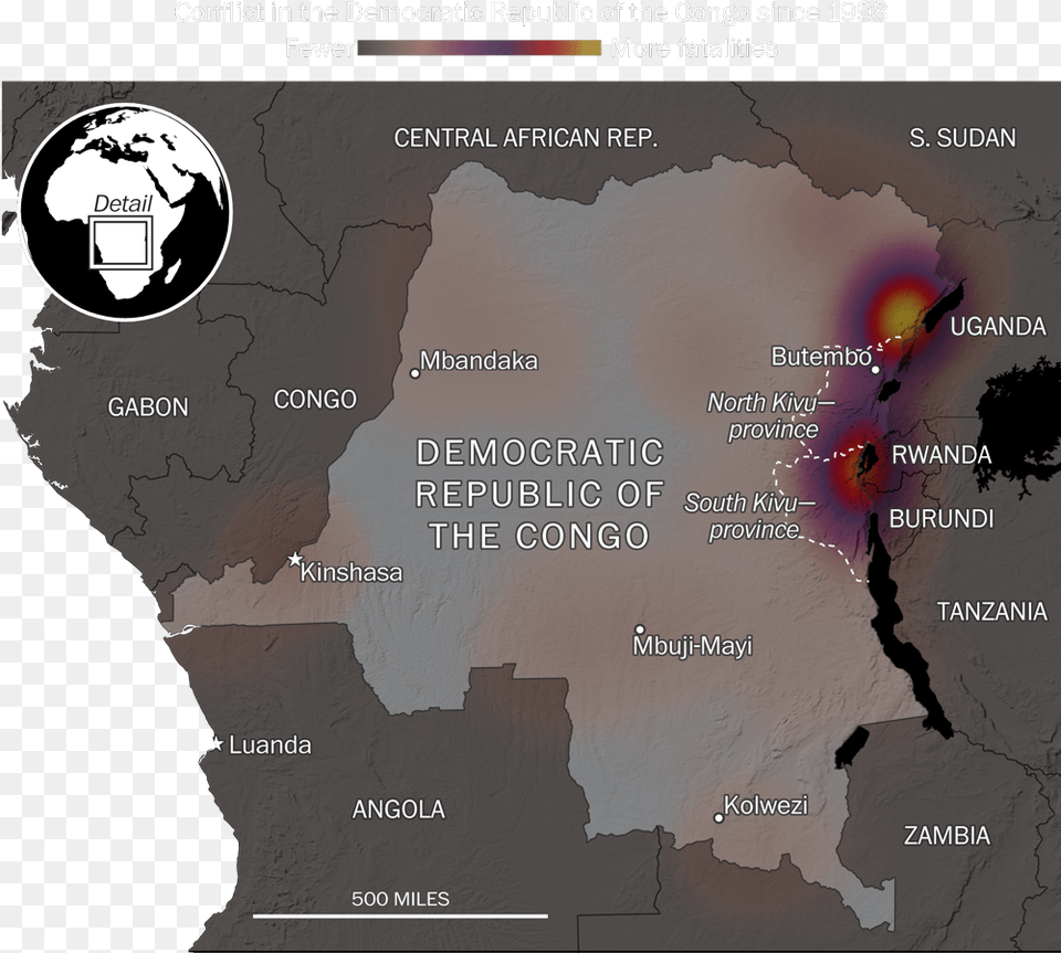 War In Congo 2019, Chart, Plot, Map, Atlas Free Transparent Png