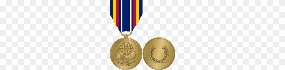 War On Terror, Gold, Gold Medal, Trophy, Accessories Png