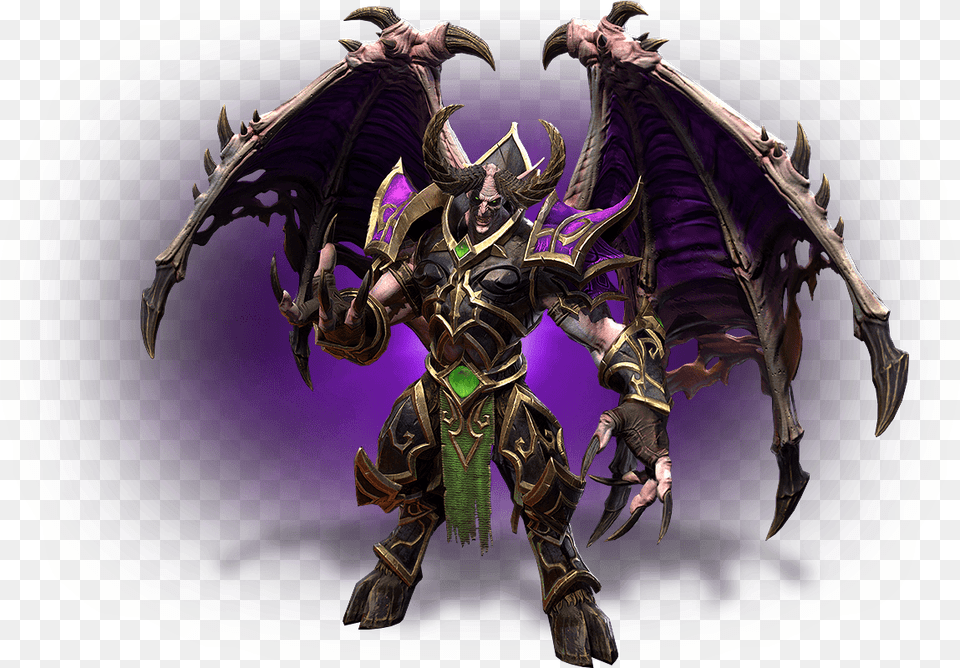 Warcraft 3 Dreadlord, Adult, Male, Man, Person Free Transparent Png