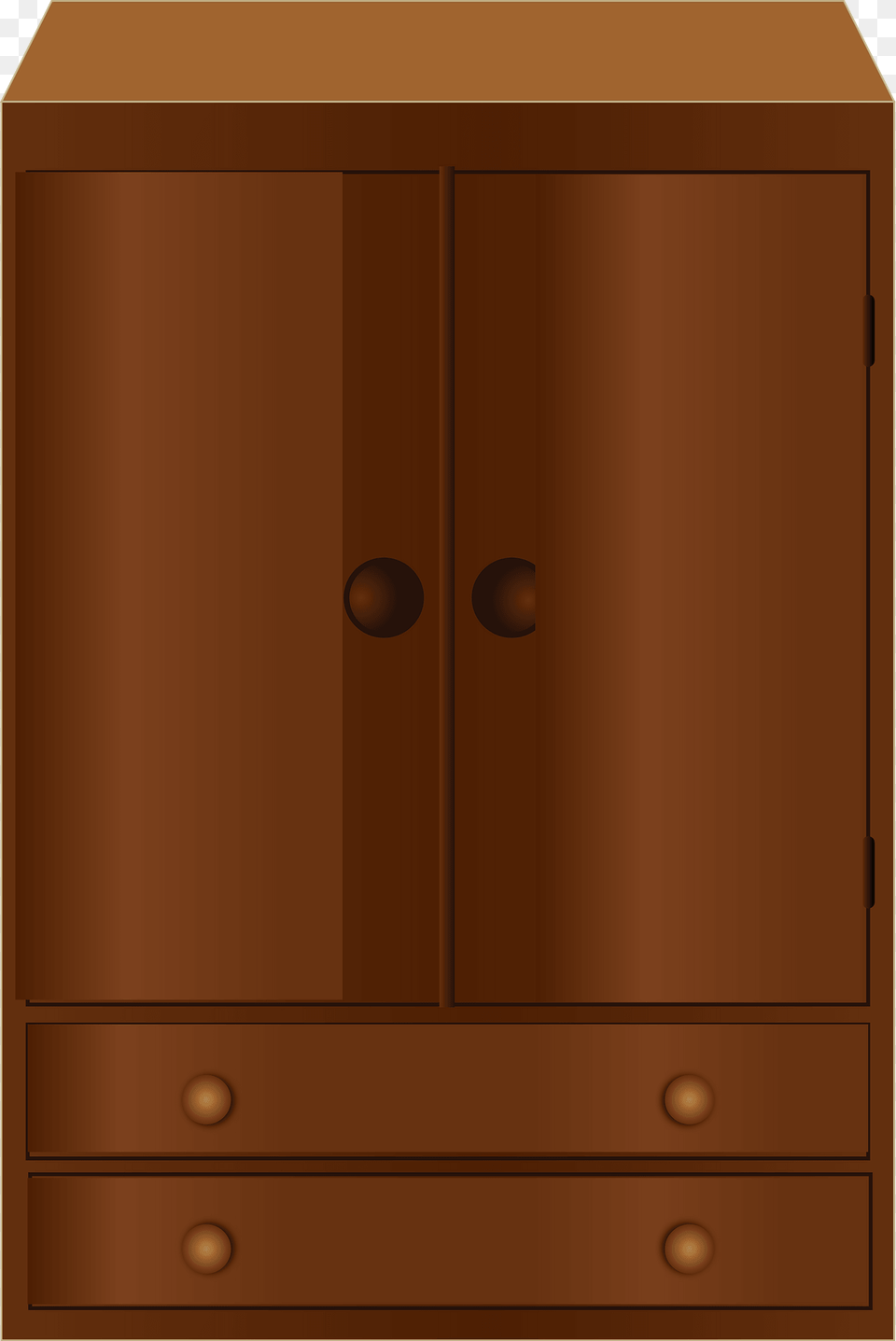 Wardrobe Furniture Clipart, Cabinet, Closet, Cupboard Free Png