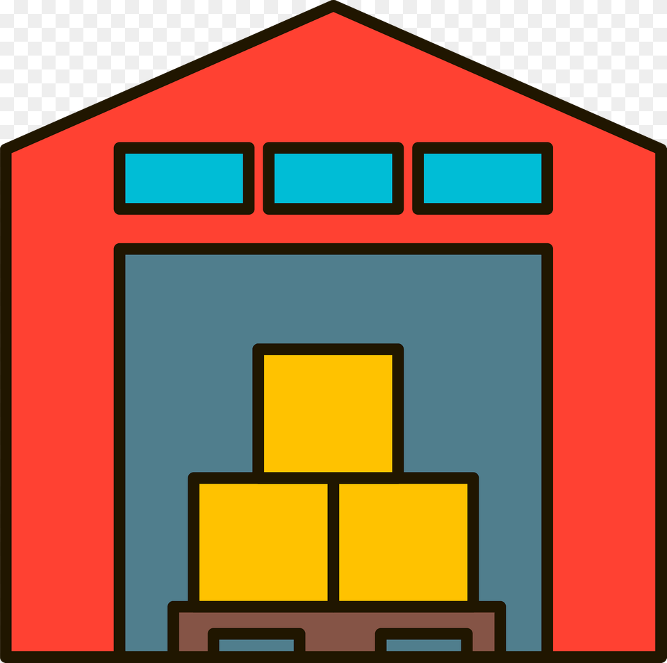 Warehouse Clipart, Architecture, Building Free Transparent Png