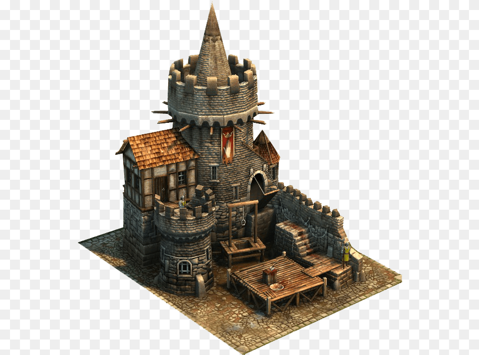 Warehouse Clipart Business Building Fantasy Isometric Buildings, Architecture, Castle, Fortress, Arch Free Transparent Png