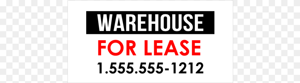 Warehouse For Lease Banner, Text Png