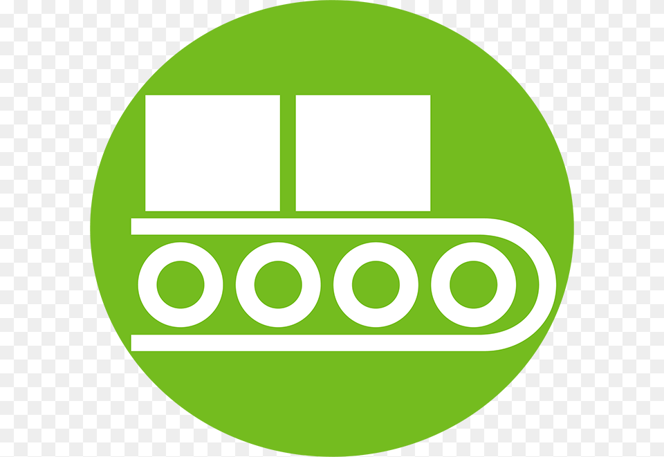 Warehouse Icon Circle, Green, Logo Free Png
