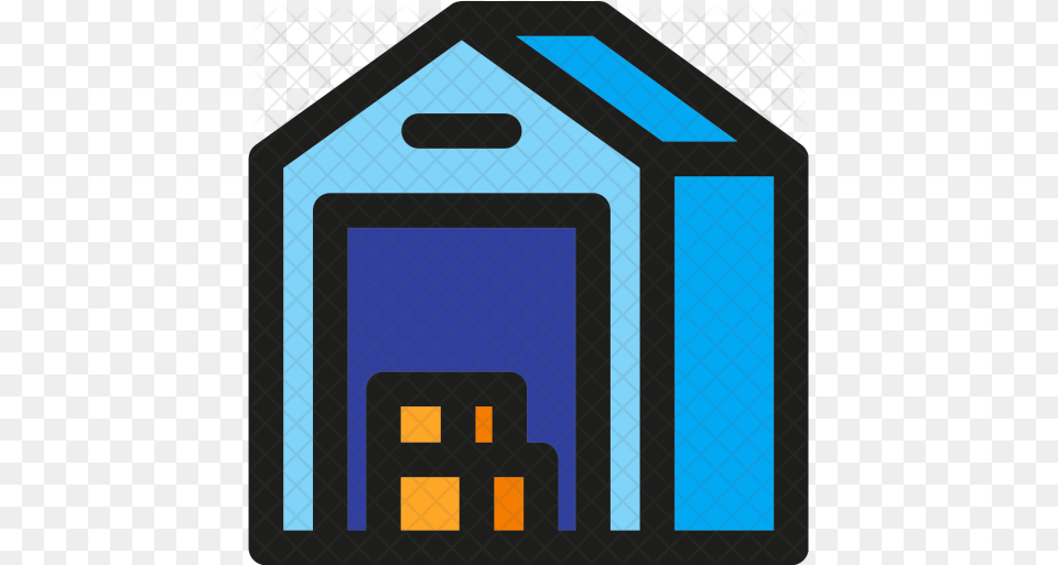 Warehouse Icon Clip Art, Architecture, Building, Outdoors, Shelter Free Png Download