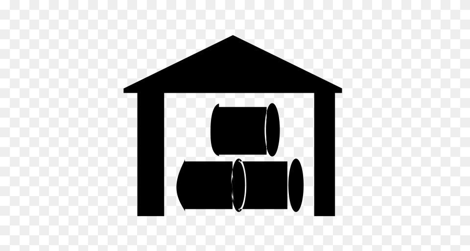Warehouse Icon With And Vector Format For Unlimited, Gray Png