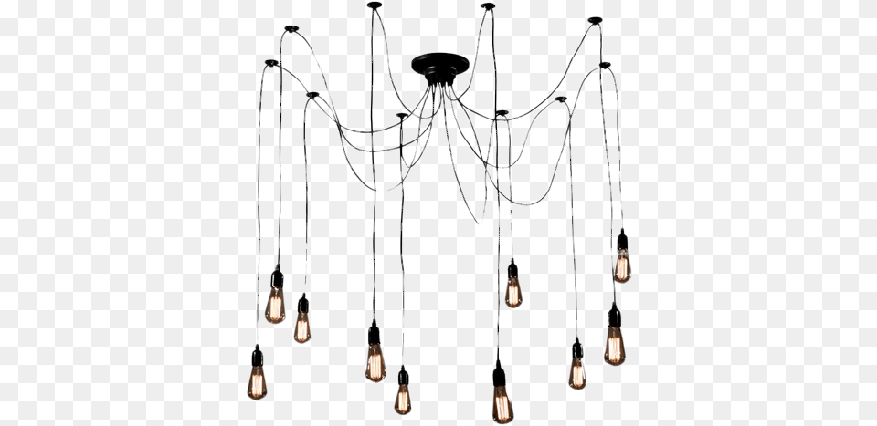 Warehouse Of Tiffany Chandelier Ld4901 Zendaya 10 Light, Lamp Free Png