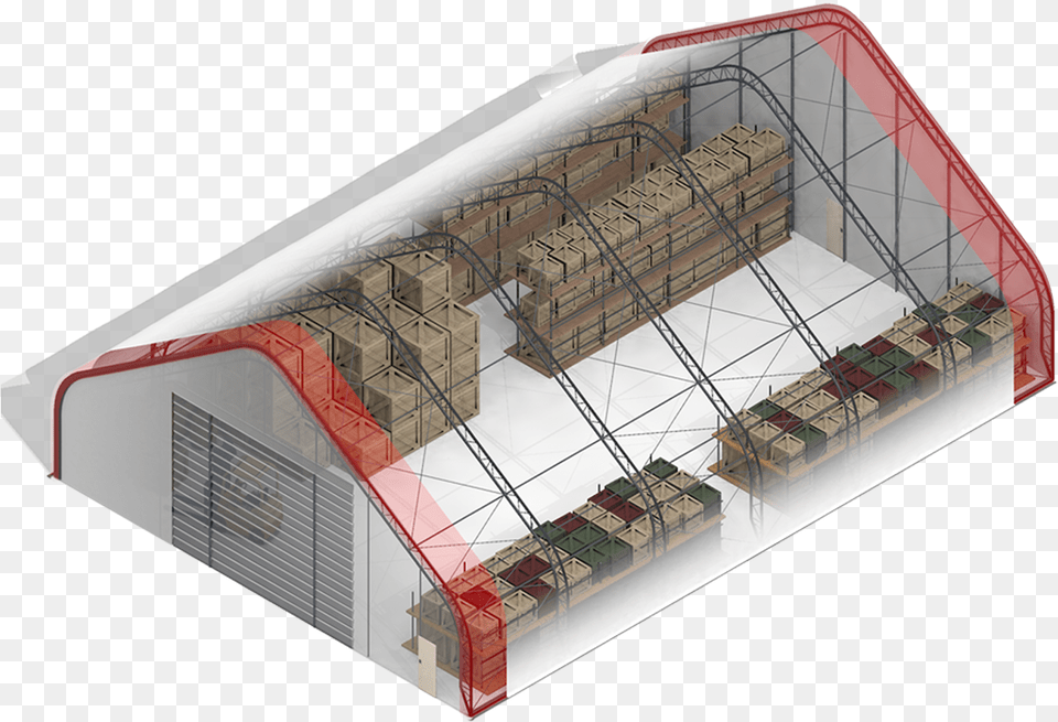 Warehousing Storage Fabric Structure Warehouse, Cad Diagram, Diagram, Architecture, Building Free Png Download