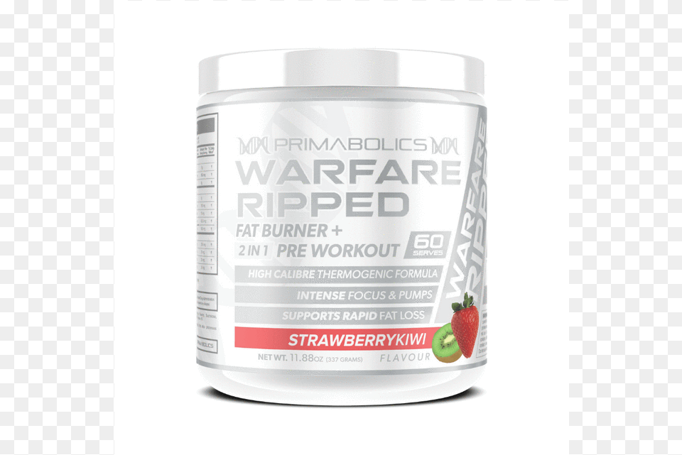Warfare Ripped By Primabolics Strawberry, Can, Herbal, Herbs, Plant Free Png