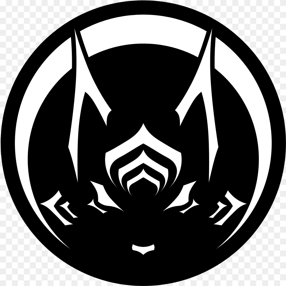 Warframe Clan Emblem Dragon, Stencil, Logo, Symbol, Person Png