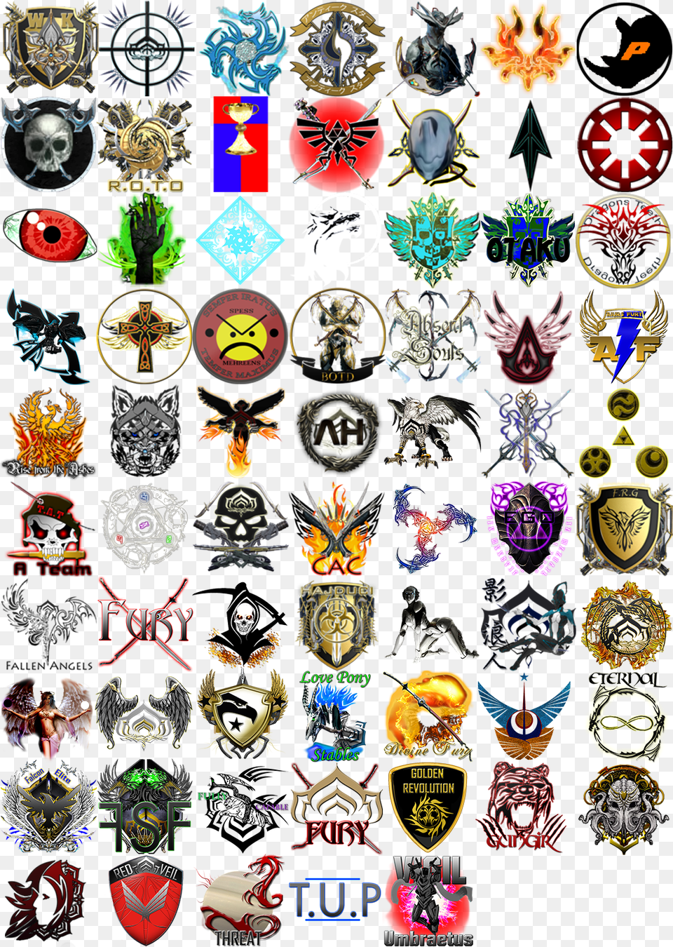 Warframe Clan Emblems, Person, Accessories, Face, Head Free Png Download