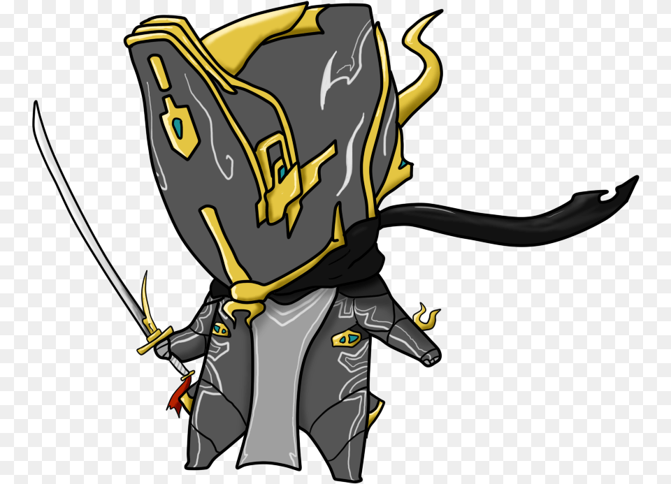 Warframe Excalibur Umbra Chibi, Person Free Transparent Png