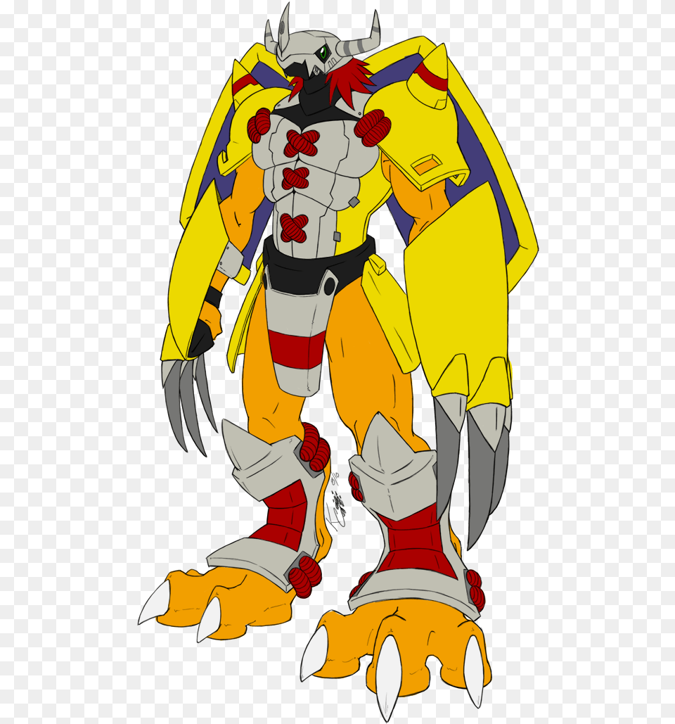 Wargreymon Of Win Digimon Wargreymon, Electronics, Hardware, Claw, Hook Png Image