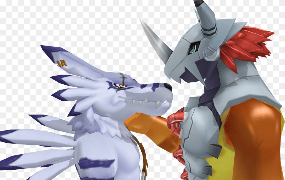 Wargreymonxweregarurumon Wargreymon And Weregarurumon Gay, Adult, Female, Person, Woman Png Image