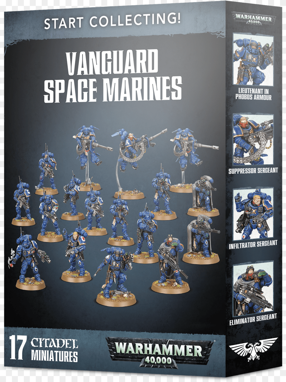 Warhammer Start Collecting Vanguard Space Marines Vanguard Space Marines, Toy, Baby, Person, Robot Png