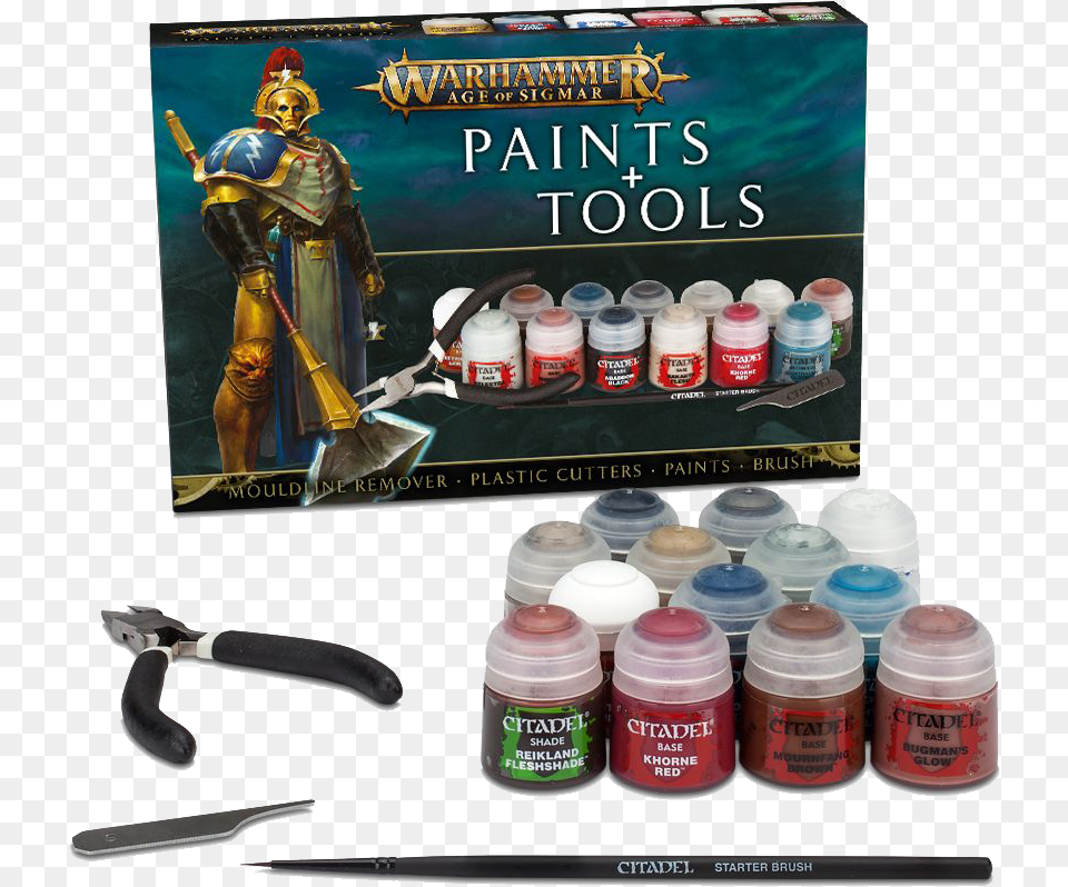 Warhammer Age Of Sigmar Paint Set, Adult, Female, Person, Woman Free Png Download