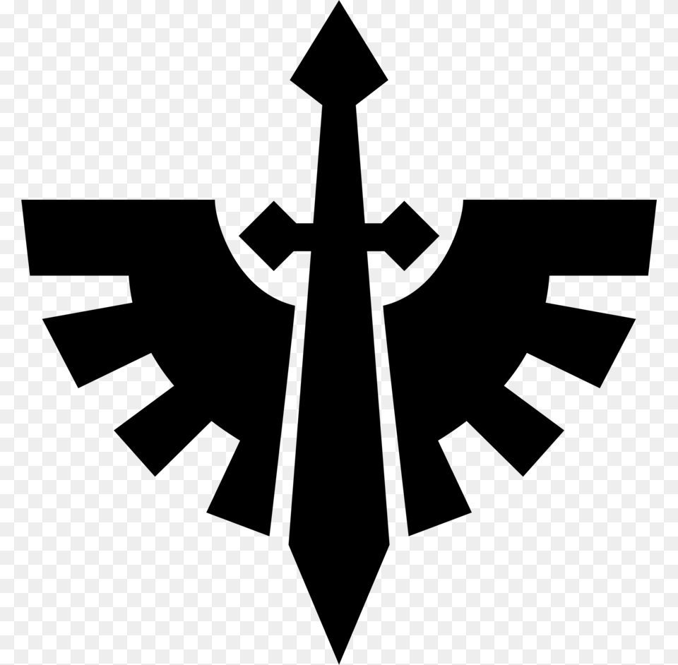 Warhammer Dark Angels Logo, Gray Free Png Download