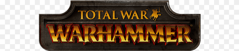 Warhammer Title Total War Warhammer Banner, Logo, Symbol, Text Free Png Download