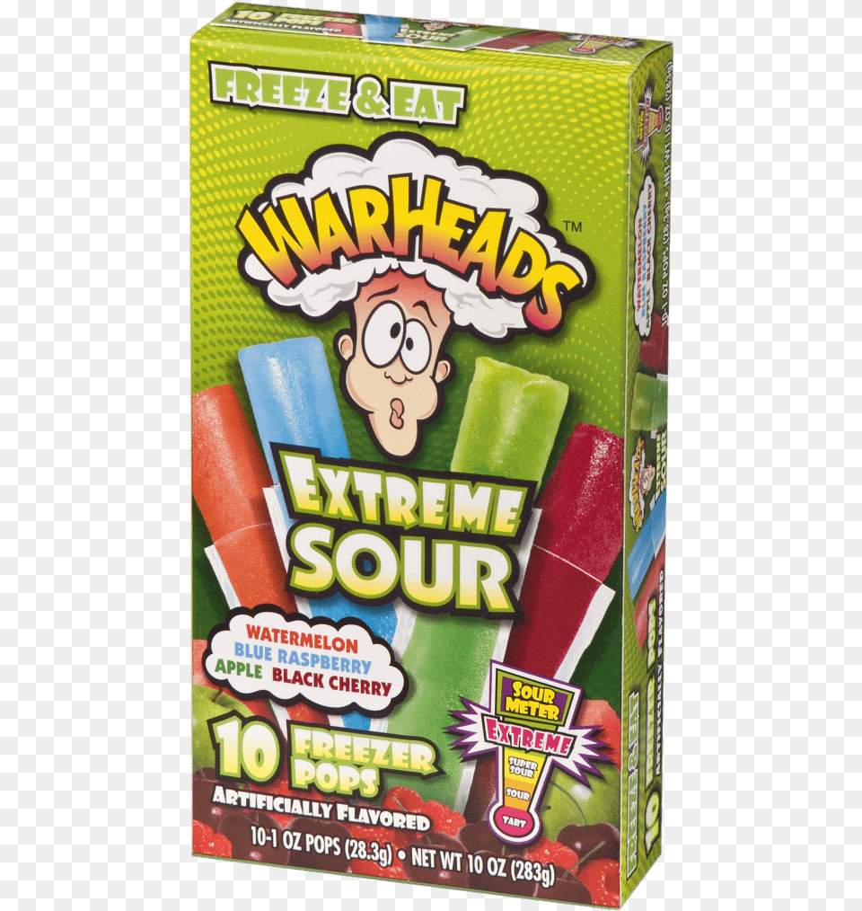 Warheads Extreme Sour Freezer Pops Bath Toy, Baby, Person, Face, Head Free Png