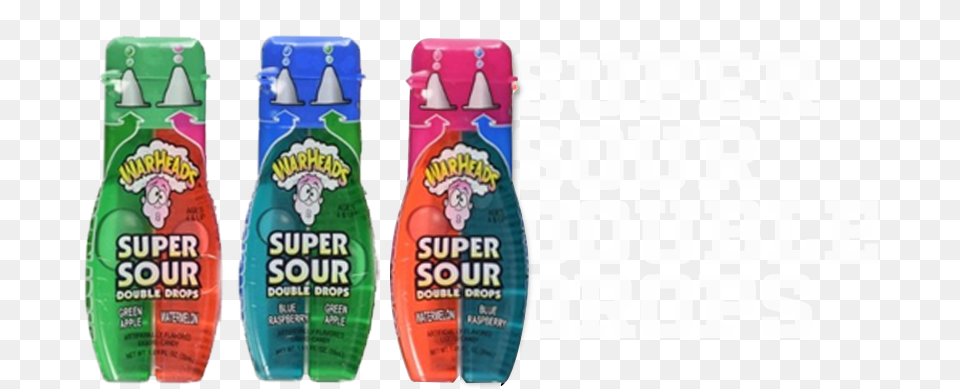 Warheads Super Sour Double Drops, Bottle, Can, Tin, Scoreboard Free Png