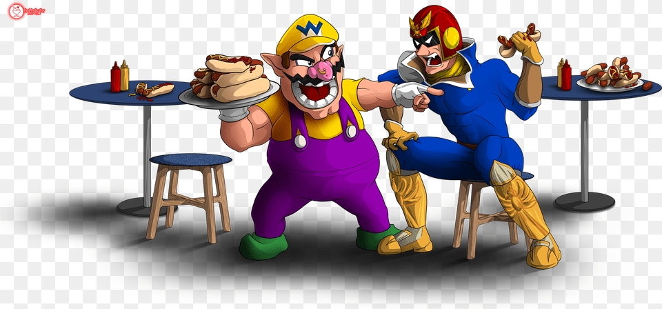 Wario Amp Captain Falcon Smash Bros Melee Wario, Adult, Female, Person, Woman Free Png