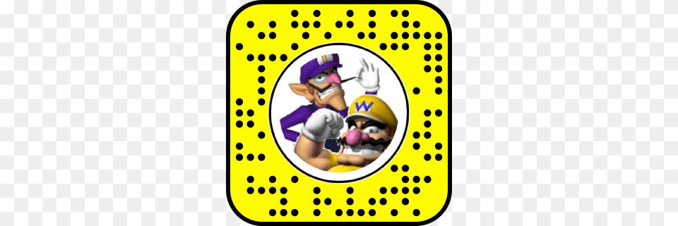 Wario And Waluigi Hat And Mustache Snaplenses, Baby, Person, Clothing, Glove Free Transparent Png
