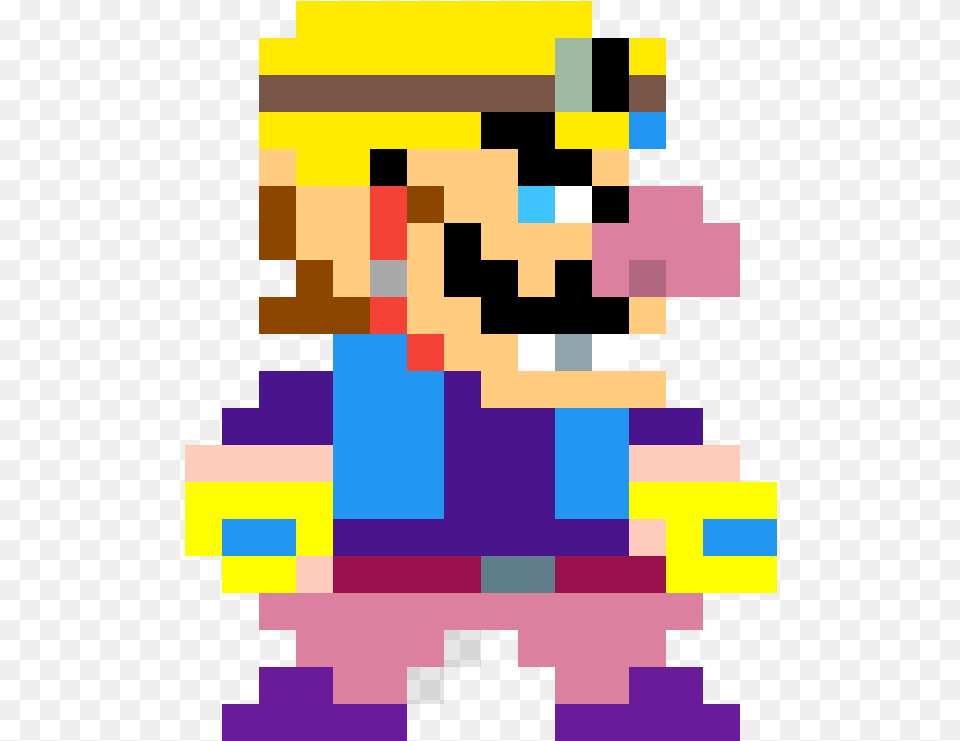 Wario Sprite Mario Maker, First Aid Png