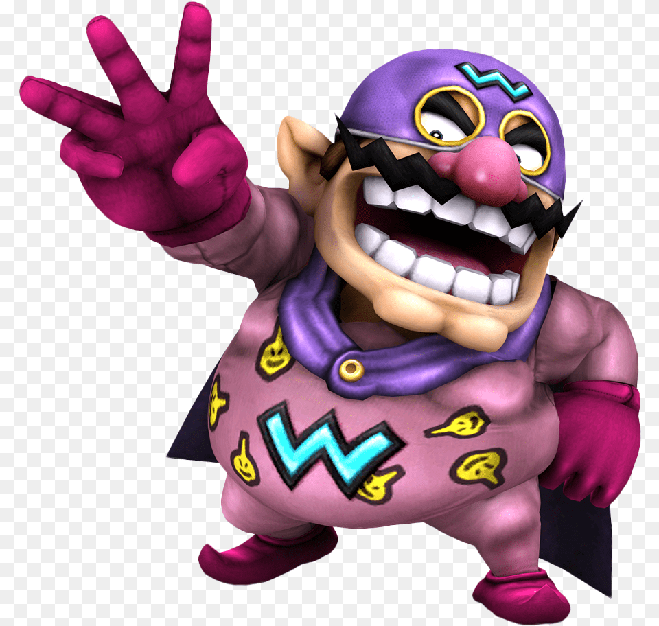 Wario Transparent, Purple, Toy, Baby, Person Free Png Download