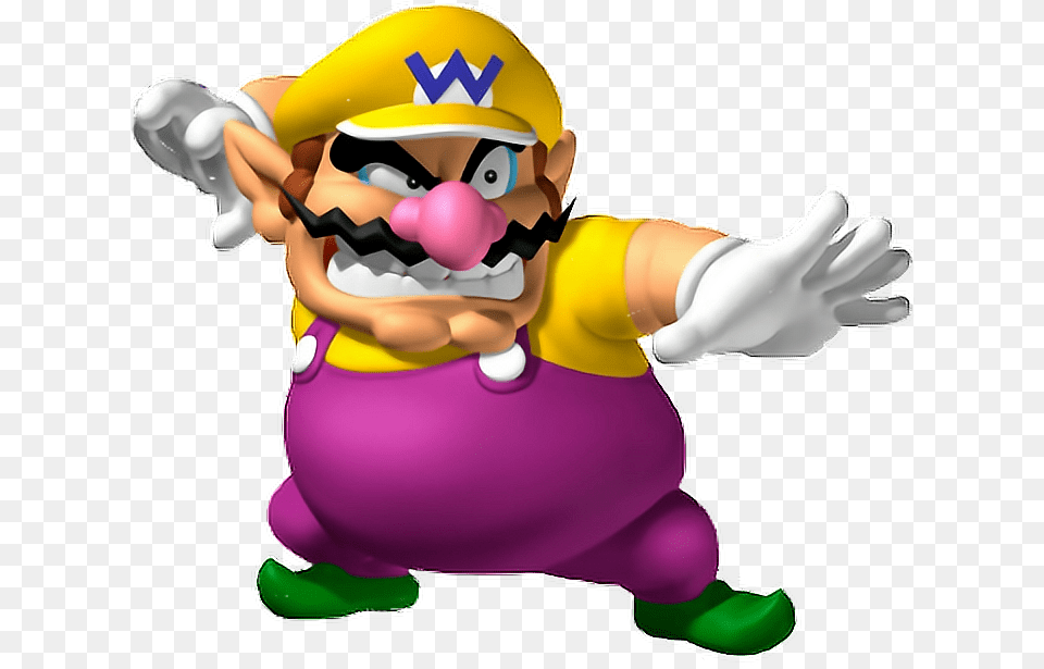 Wario Waluigi Mario Supermario Nintendo Freetoedit Wario Transparent, Baby, Clothing, Glove, Person Free Png Download